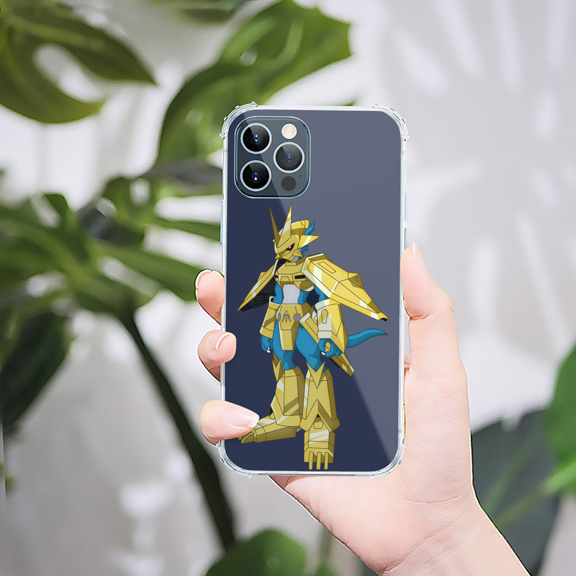 （画像用） Digimon デジタルモンスター/デジモン 【iPhone 12シリーズ対応】透明スマホケース（クリアソフトケース）